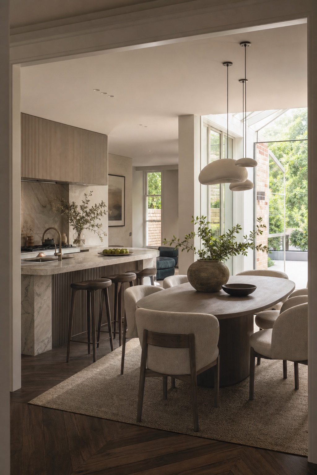  luxury kitchen and dining extension concept